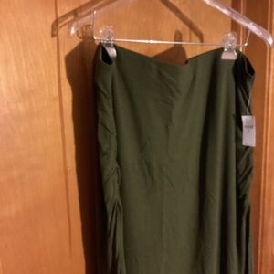 Old Navy Green Maxi Skirt XXLTALL